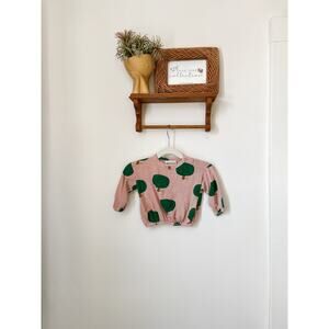 Bobo Choses pink & green trees long sleeve 🌳 - 6m